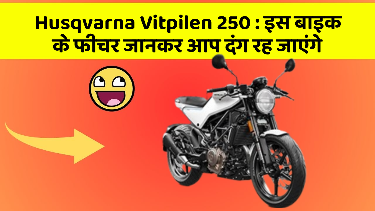 Husqvarna Vitpilen 250: इस बाइक के फीचर जानकर आप दंग रह जाएंगे